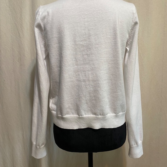 Old Navy White Women's Cardigan Sweater NWOT Size Small - Picture 3 of 13